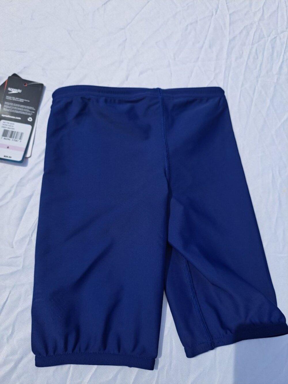 New Speedo Boys UPF 50+ Jammer Swim Shorts Size 6 Chlorine-Resistant Navy Blue - Picture 5 of 8